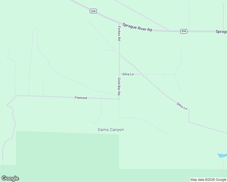 map of restaurants, bars, coffee shops, grocery stores, and more near 23326 Forbes Road in Sprague River