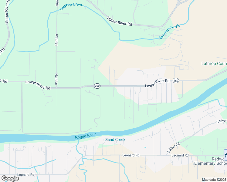 map of restaurants, bars, coffee shops, grocery stores, and more near 4785 Lower River Road in Grants Pass