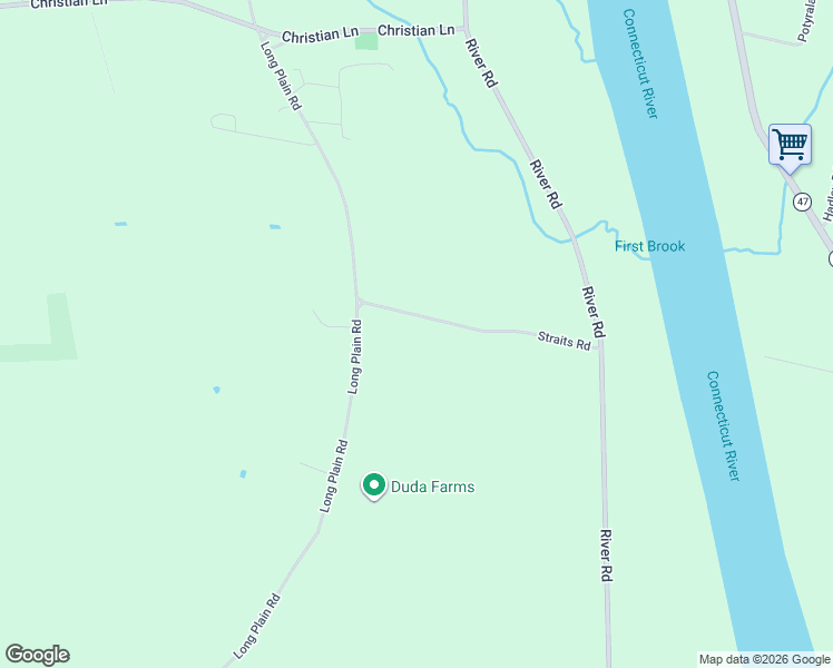 map of restaurants, bars, coffee shops, grocery stores, and more near 16 Straits Road in Hatfield