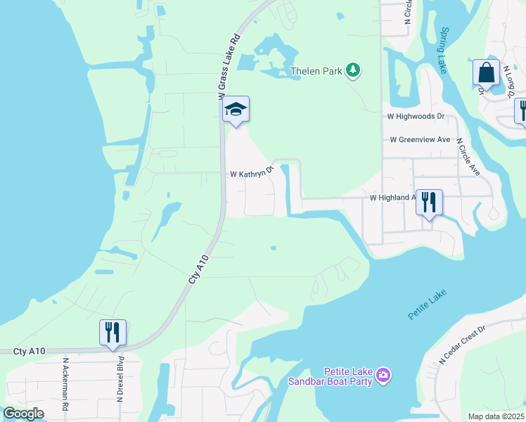 map of restaurants, bars, coffee shops, grocery stores, and more near 25880 Norman in Antioch