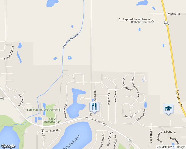 map of restaurants, bars, coffee shops, grocery stores, and more near 841 North Beck Road in Lindenhurst