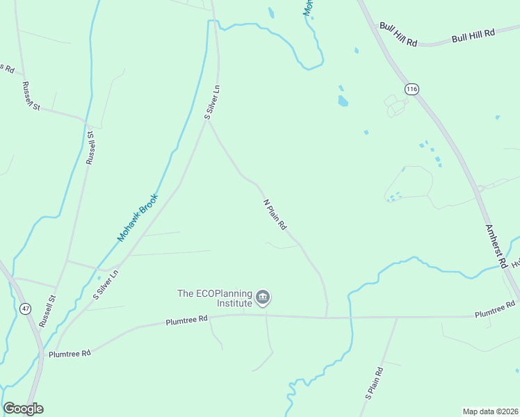 map of restaurants, bars, coffee shops, grocery stores, and more near 71 North Plain Road in Sunderland