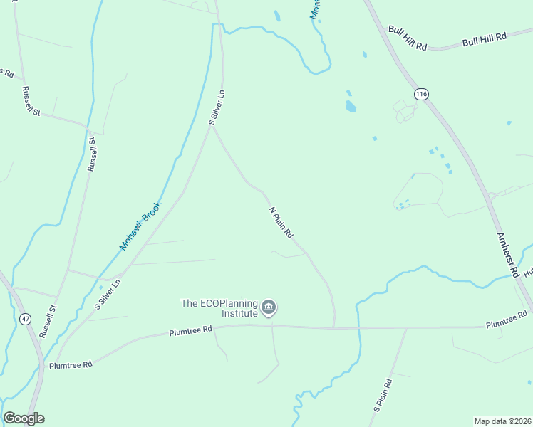 map of restaurants, bars, coffee shops, grocery stores, and more near 71 North Plain Road in Sunderland