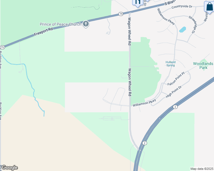 map of restaurants, bars, coffee shops, grocery stores, and more near 12202 Limestone Court in Rockton