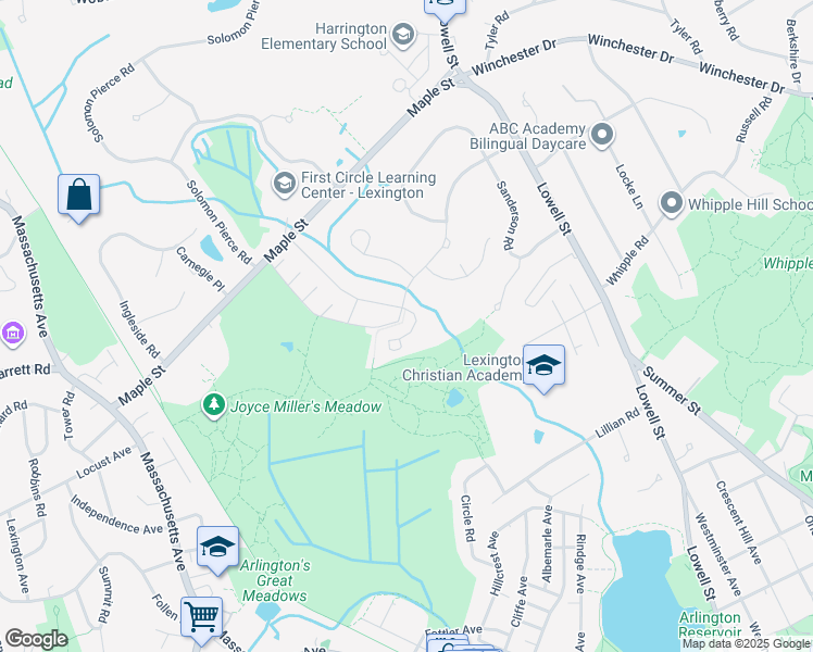 map of restaurants, bars, coffee shops, grocery stores, and more near 843 Emerson Gardens Road in Lexington