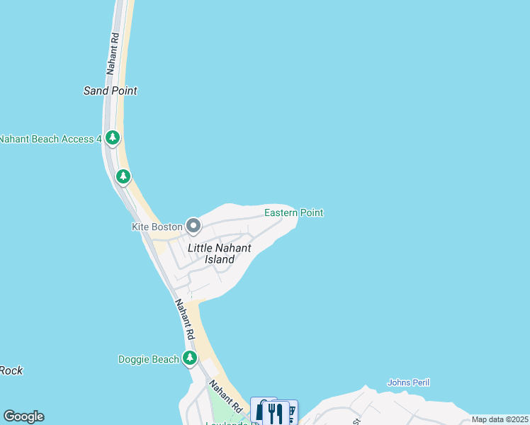 map of restaurants, bars, coffee shops, grocery stores, and more near 238 Wilson Road in Nahant