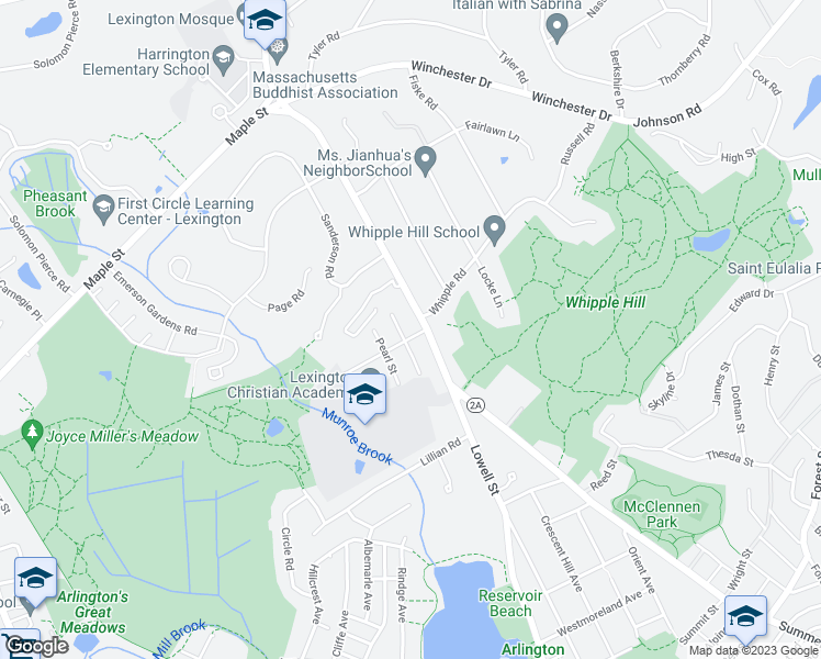 map of restaurants, bars, coffee shops, grocery stores, and more near 9 Bartlett Avenue in Lexington