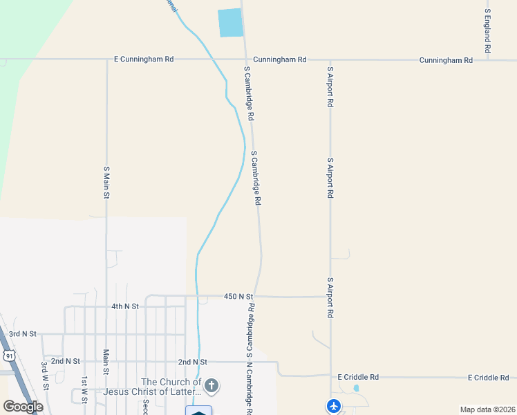 map of restaurants, bars, coffee shops, grocery stores, and more near 22490 South Cambridge Road in Downey