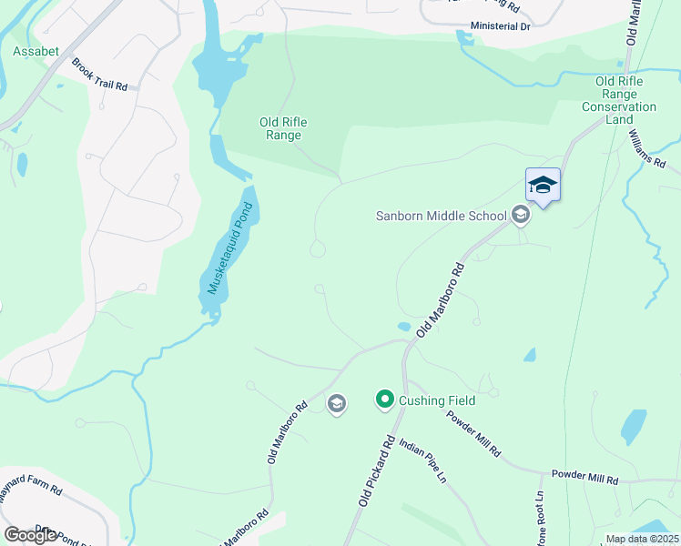 map of restaurants, bars, coffee shops, grocery stores, and more near 98 Spring Road in Concord
