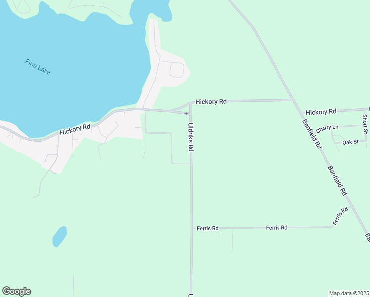 map of restaurants, bars, coffee shops, grocery stores, and more near 14600 North Uldriks Drive in Battle Creek
