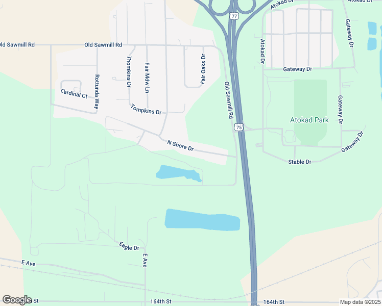 map of restaurants, bars, coffee shops, grocery stores, and more near 401-503 North Shore Drive in South Sioux City