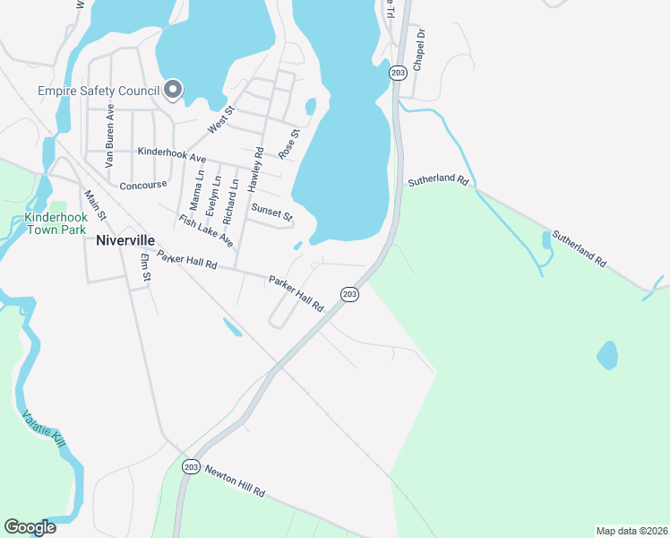 map of restaurants, bars, coffee shops, grocery stores, and more near 22 Lakeview Drive in Valatie