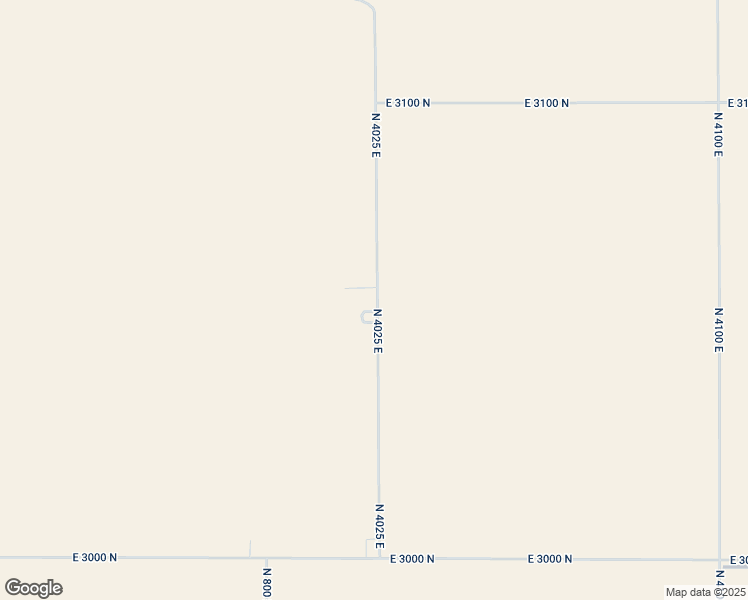 map of restaurants, bars, coffee shops, grocery stores, and more near 3059 North 4025 East in Hansen