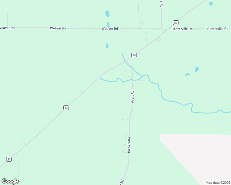 map of restaurants, bars, coffee shops, grocery stores, and more near 10065 County Road 23 in Houghton