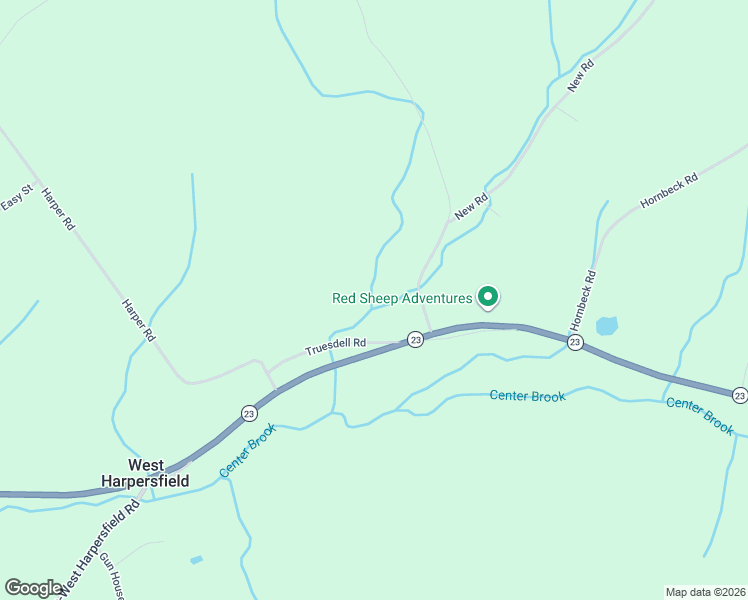 map of restaurants, bars, coffee shops, grocery stores, and more near 122 Truesdell Road in Harpersfield