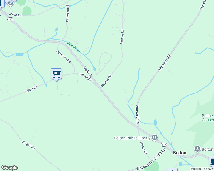 map of restaurants, bars, coffee shops, grocery stores, and more near 11 Nourse Road in Bolton