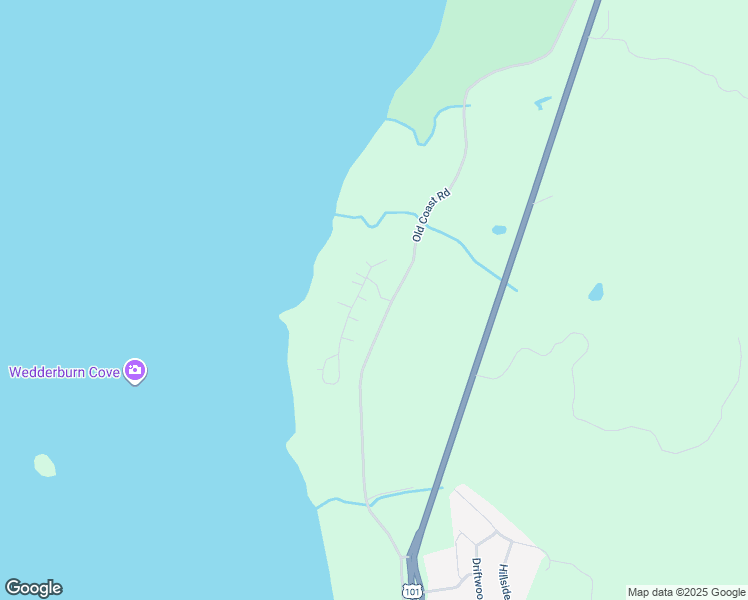 map of restaurants, bars, coffee shops, grocery stores, and more near 93997 Pebble Place in Gold Beach