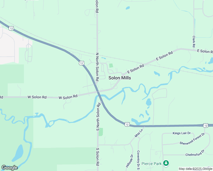 map of restaurants, bars, coffee shops, grocery stores, and more near 4003 East Solon Road in Richmond
