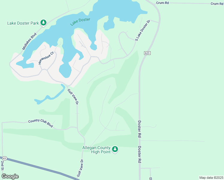 map of restaurants, bars, coffee shops, grocery stores, and more near 270 Fairway Court in Plainwell