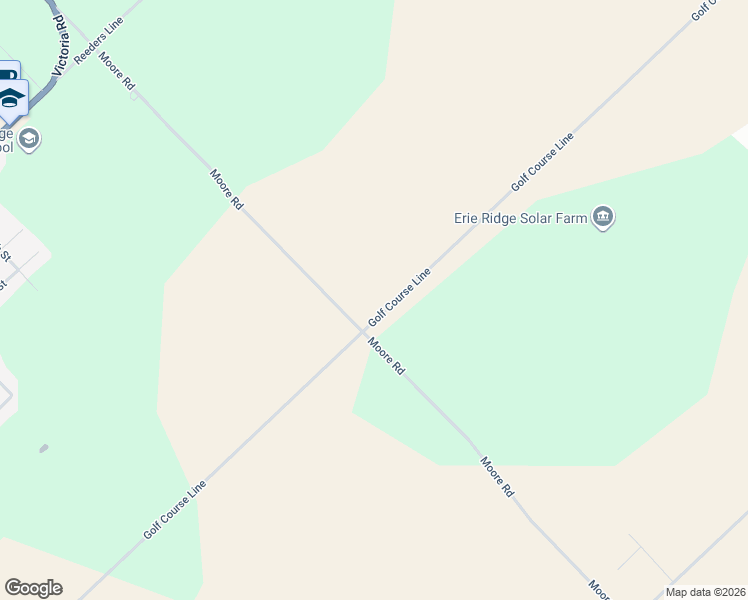 map of restaurants, bars, coffee shops, grocery stores, and more near 13139 Golf Course Line in Chatham-Kent