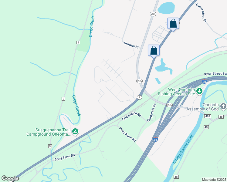 map of restaurants, bars, coffee shops, grocery stores, and more near 2 Roberts Way in West End