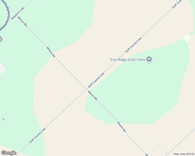 map of restaurants, bars, coffee shops, grocery stores, and more near 13139 Golf Course Line in Ridgetown