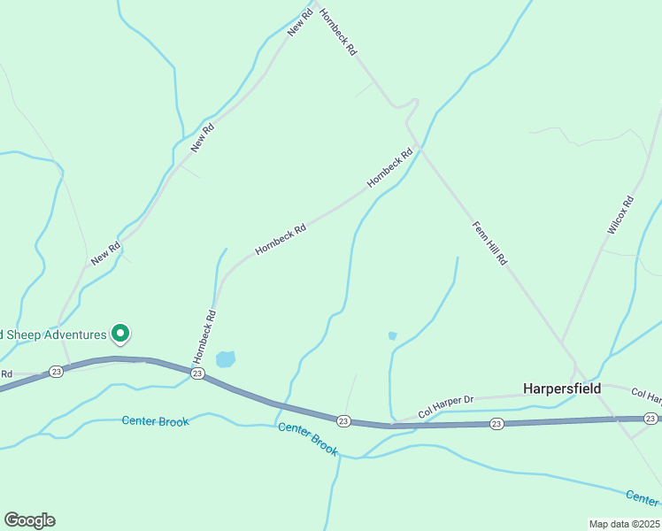 map of restaurants, bars, coffee shops, grocery stores, and more near in Harpersfield