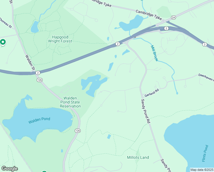 map of restaurants, bars, coffee shops, grocery stores, and more near 2 A Pheasant Lane in Lincoln
