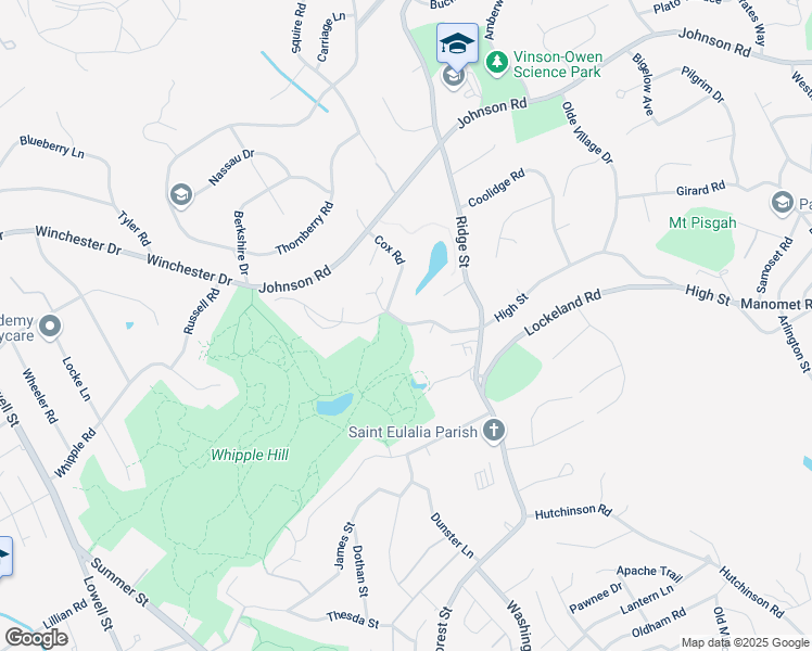 map of restaurants, bars, coffee shops, grocery stores, and more near 238 High Street in Winchester