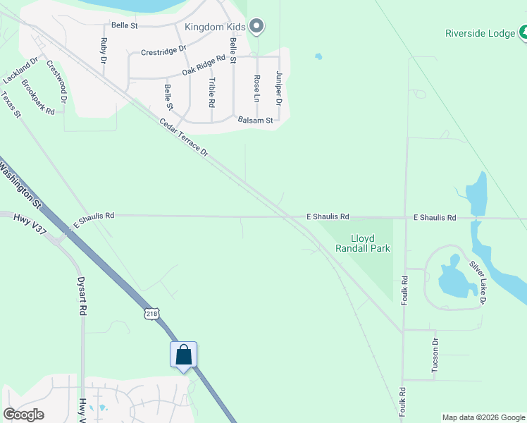 map of restaurants, bars, coffee shops, grocery stores, and more near 3458-3542 East Shaulis Road in Waterloo