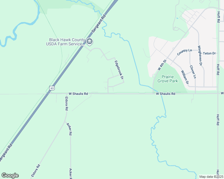 map of restaurants, bars, coffee shops, grocery stores, and more near 2719 Prescotts Drive in Waterloo