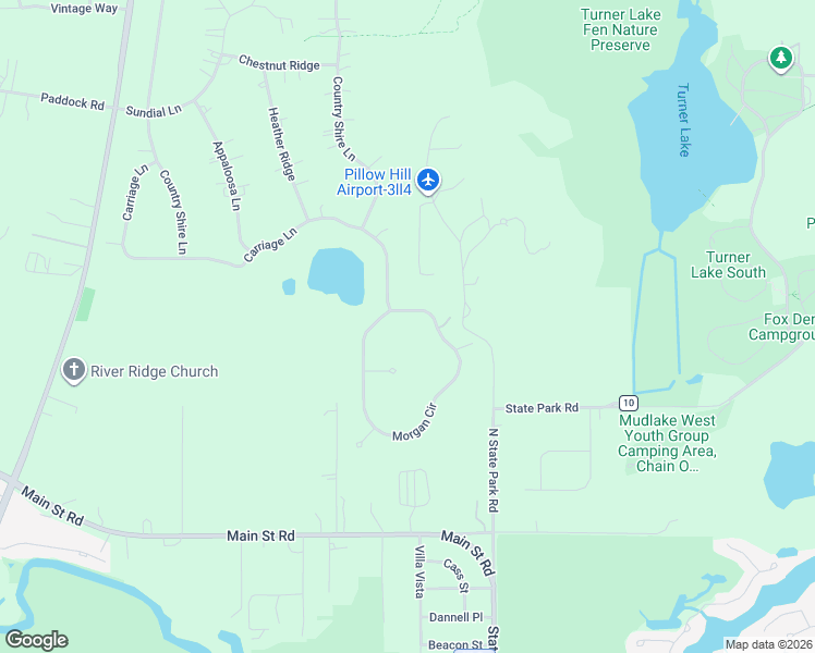 map of restaurants, bars, coffee shops, grocery stores, and more near 8002 Morgan Circle in Spring Grove