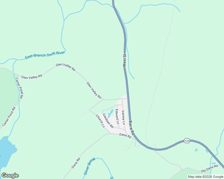 map of restaurants, bars, coffee shops, grocery stores, and more near 249 Glen Valley Road in Petersham