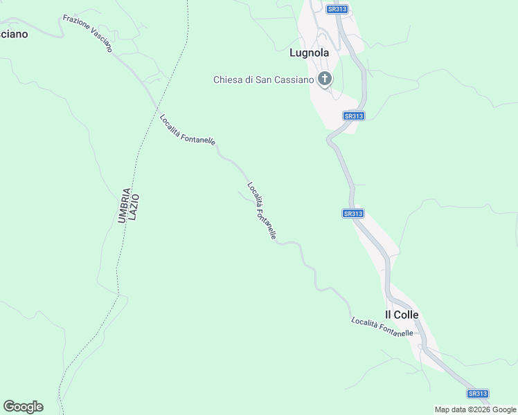 map of restaurants, bars, coffee shops, grocery stores, and more near 5 Località Fontanelle in Provincia di Rieti