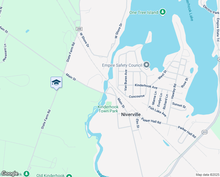 map of restaurants, bars, coffee shops, grocery stores, and more near 112 Lake Street in Niverville