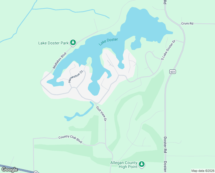 map of restaurants, bars, coffee shops, grocery stores, and more near 309 Blarney Lane in Plainwell