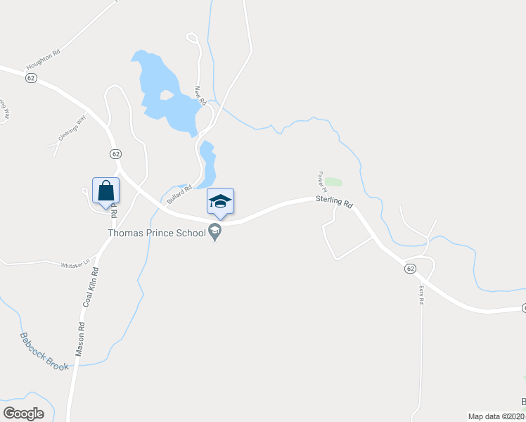 map of restaurants, bars, coffee shops, grocery stores, and more near 183 Sterling Road in Princeton