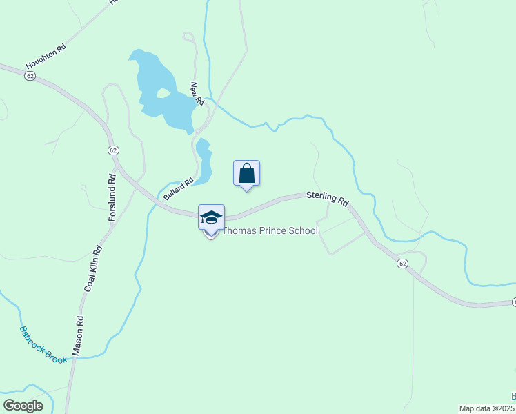 map of restaurants, bars, coffee shops, grocery stores, and more near 183 Sterling Road in Princeton