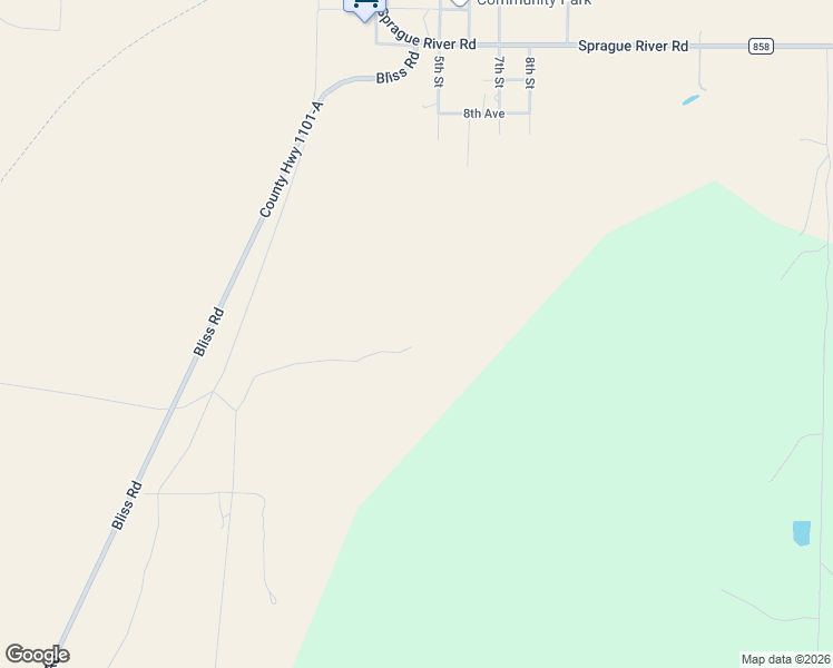 map of restaurants, bars, coffee shops, grocery stores, and more near in Sprague River