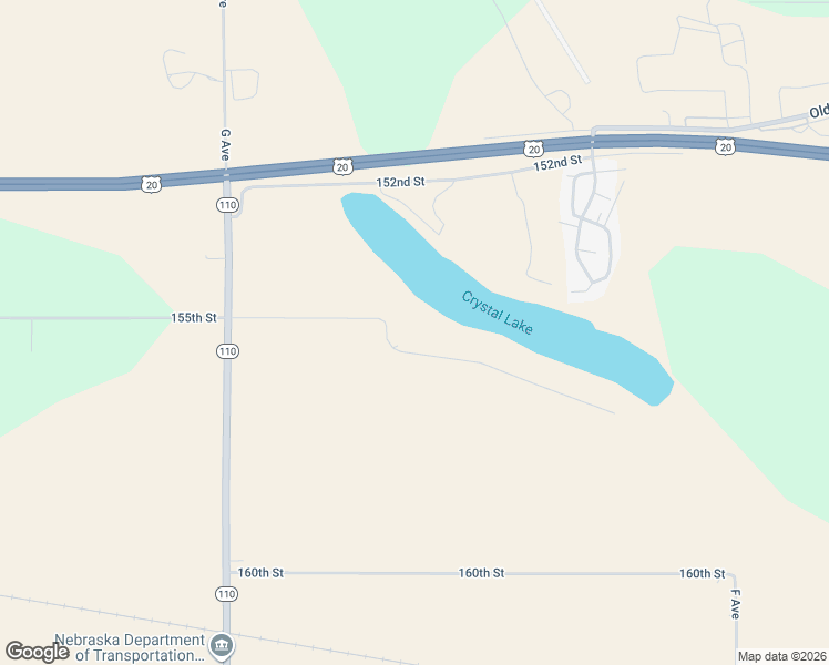 map of restaurants, bars, coffee shops, grocery stores, and more near 155th St in South Sioux City