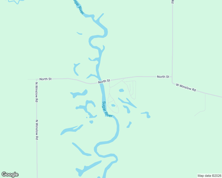 map of restaurants, bars, coffee shops, grocery stores, and more near 9938 North Street in Durand