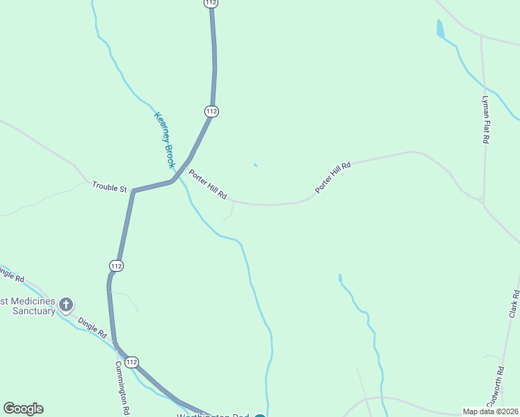 map of restaurants, bars, coffee shops, grocery stores, and more near 201-225 Porter Hill Road in Cummington