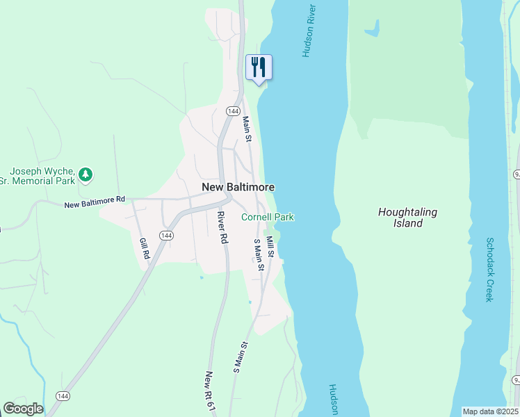 map of restaurants, bars, coffee shops, grocery stores, and more near 296 Main Street in Ravena