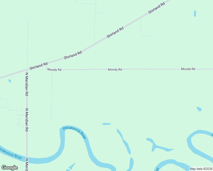 map of restaurants, bars, coffee shops, grocery stores, and more near 6327 Moody Road in Rockton
