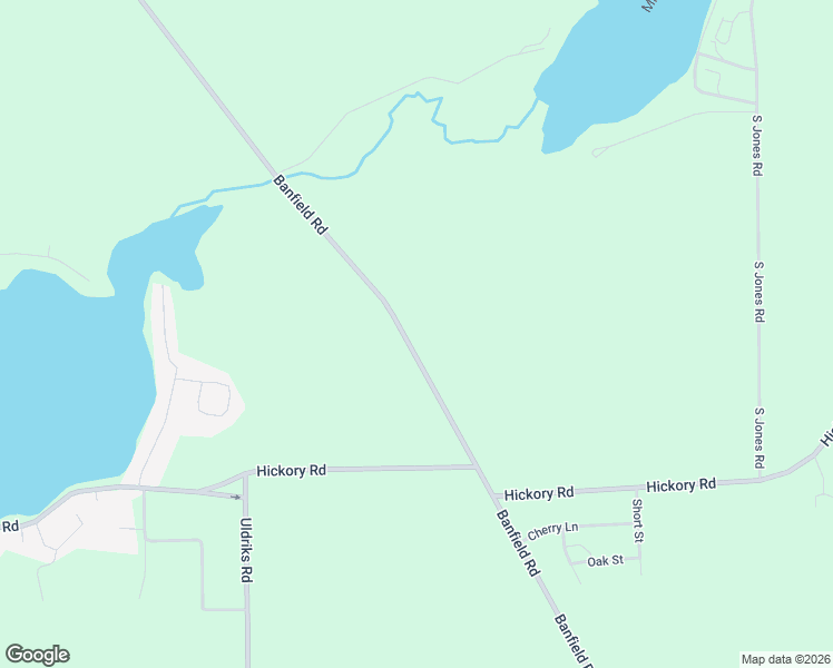 map of restaurants, bars, coffee shops, grocery stores, and more near 14253 Banfield Road in Battle Creek