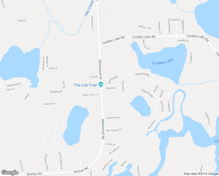 map of restaurants, bars, coffee shops, grocery stores, and more near 3158 Colonial in Pinckney