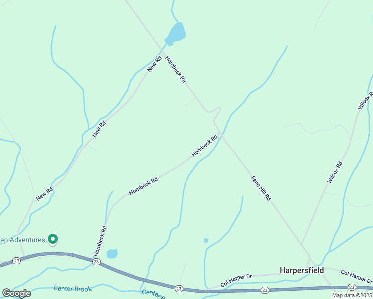 map of restaurants, bars, coffee shops, grocery stores, and more near 659 Hornbeck Rd in Harpersfield