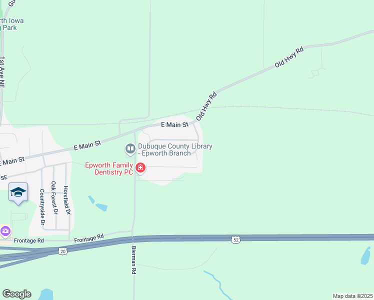 map of restaurants, bars, coffee shops, grocery stores, and more near 631 Baja Dr in Epworth