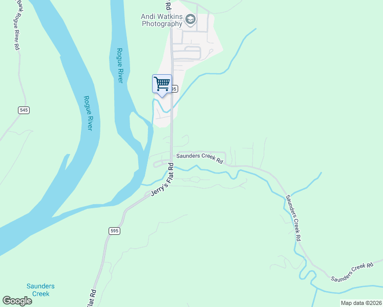 map of restaurants, bars, coffee shops, grocery stores, and more near 95634 Jerry's Flat Road in Gold Beach