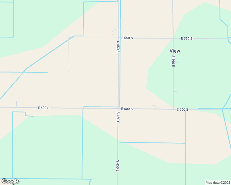 map of restaurants, bars, coffee shops, grocery stores, and more near 588 South 450 East in Burley